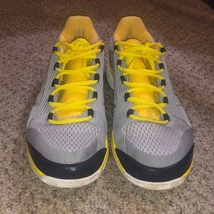 Women Adidas yellow & gray sneakers